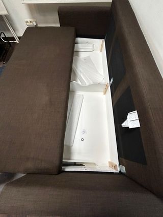 Sofá Cama IKEA FRIHETEN 3 Plazas Marrón