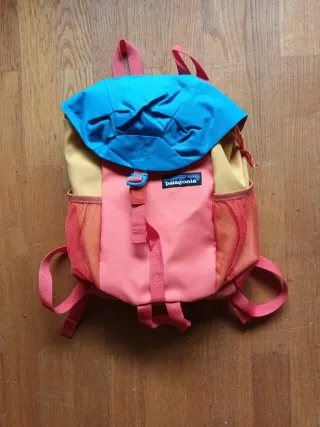 Mochila Patagonia Infantil Naranja y Verde