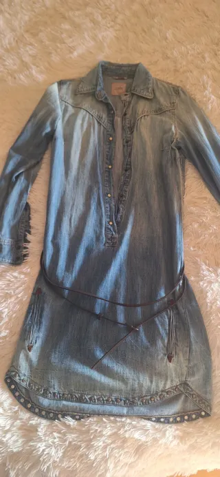 Vestido Guess Denim Azul