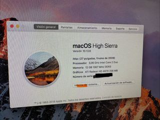 iMac 27 2009 Late Plata