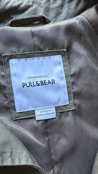Gabardina Pull&Bear verde
