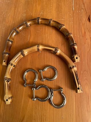 Manici per borsa in bambù