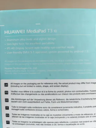 Tablet Huawei Negra,sin estrenar.solo envio