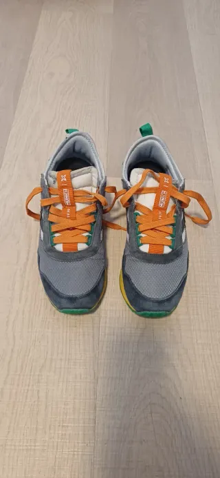 Zapatillas Munich 1939 grises y verdes