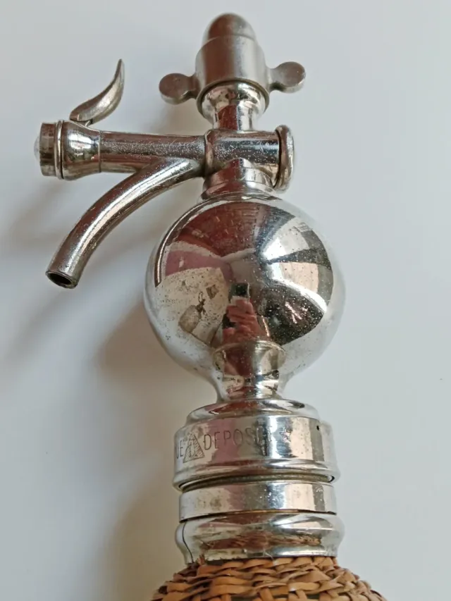 2 Sifones Franceses con Malla s.XIX.