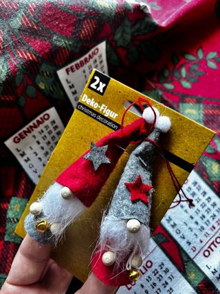 Decorazioni Natalizie Gnomi (2pz)