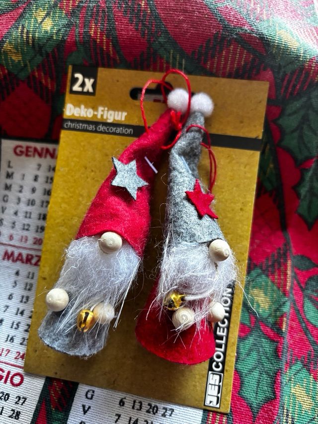 Decorazioni Natalizie Gnomi (2pz)