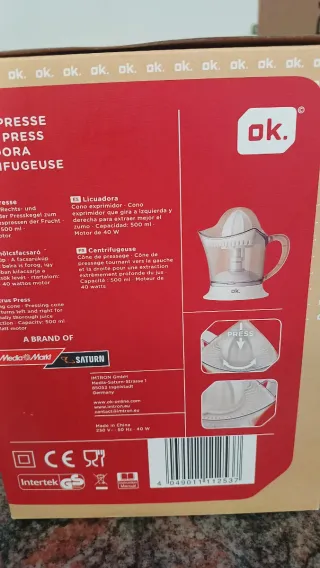 Exprimidor OK. OJU 102 - 40W