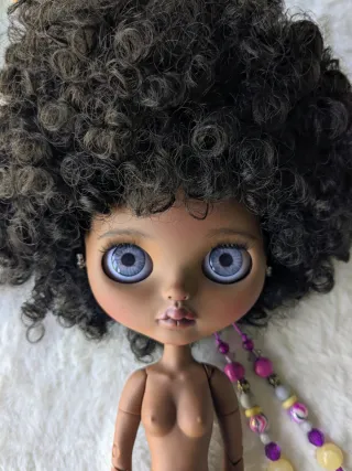 Muñeca Blythe Customizada Afro