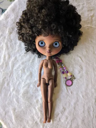 Muñeca Blythe Customizada Afro