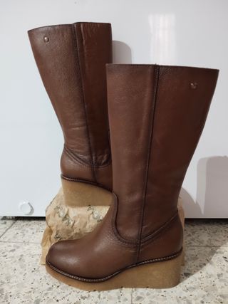 Botines Kaola Marrones Cuña