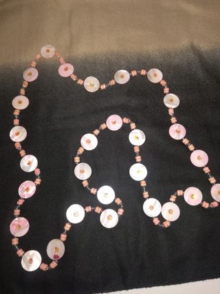 Collana perle rosa e bianche