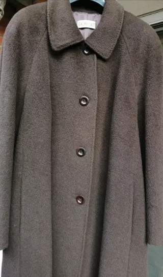 Abrigo largo lana y mohair Dorset T.52