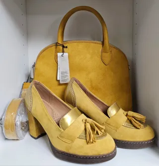 Bolso Parfois amarillo mostaza