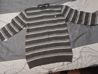 Jersey Polo Ralph Lauren Rayas Gris