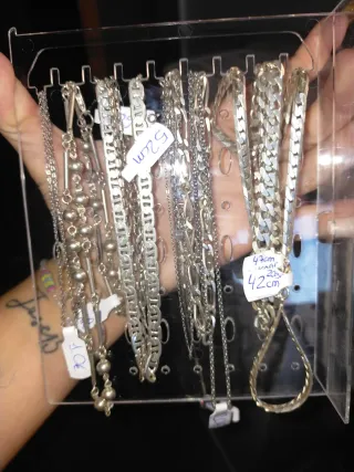 Collares de plata varios modelos