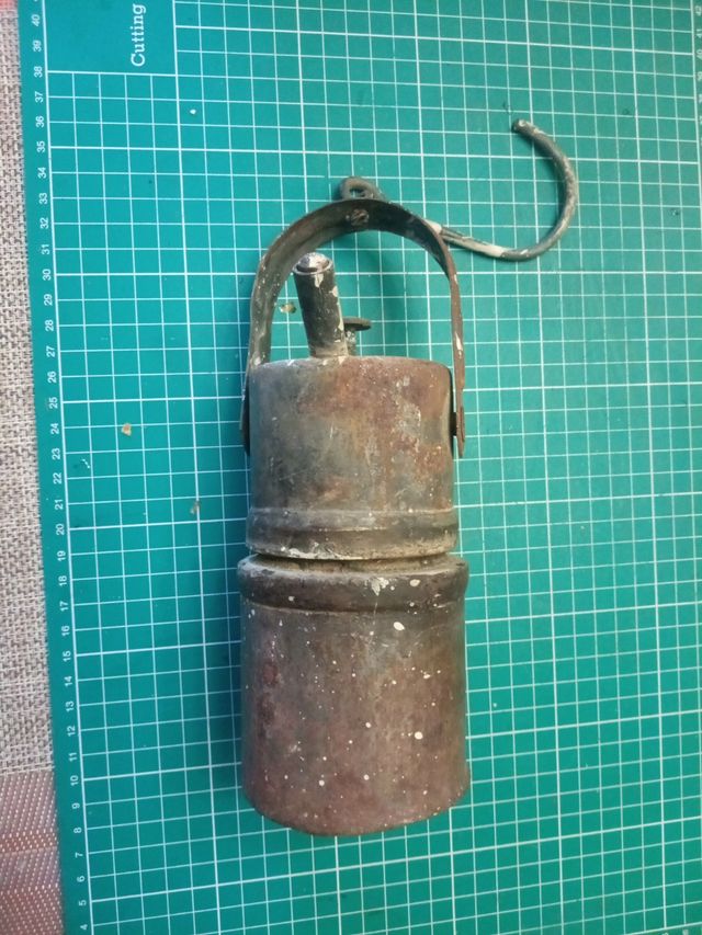 Lampada frontale RENFE in carburo