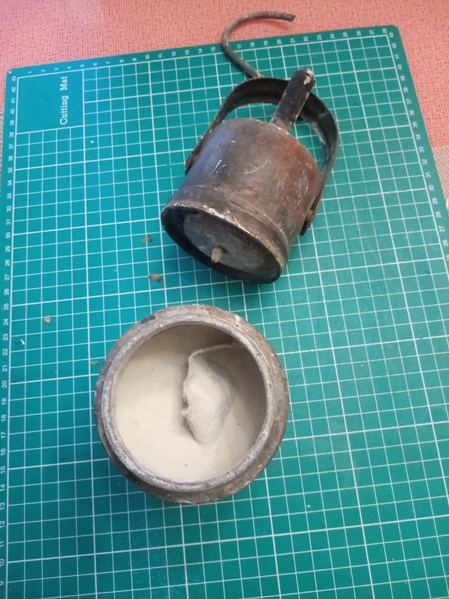 Lampada frontale RENFE in carburo