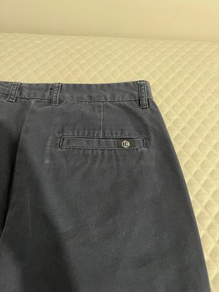 Pantaloni Chino Bershka Blu