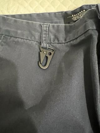Pantaloni Chino Bershka Blu