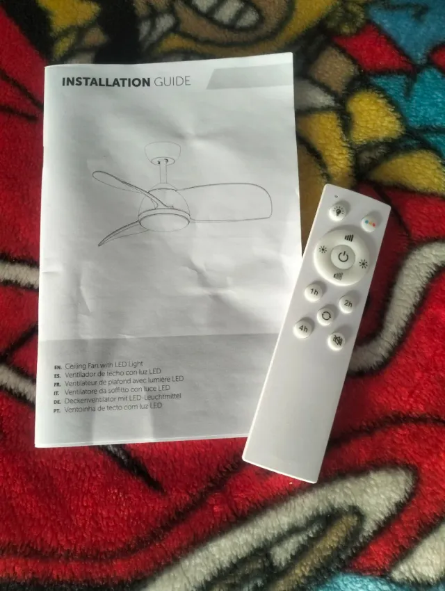 Ventilador de techo silencioso 76cm