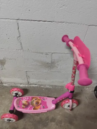 Patinete Patrulla Canina Skye 3 Ruedas