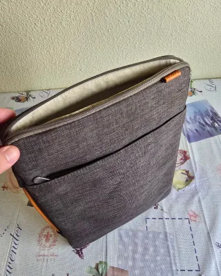 Funda maletín portátil 14" (gris oscuro)