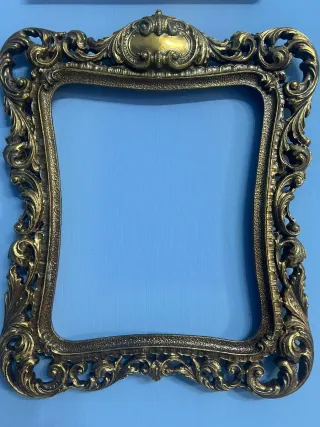 Cornice in bronzo vintage