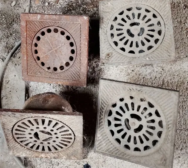 Antiguos sumideros de hierro
