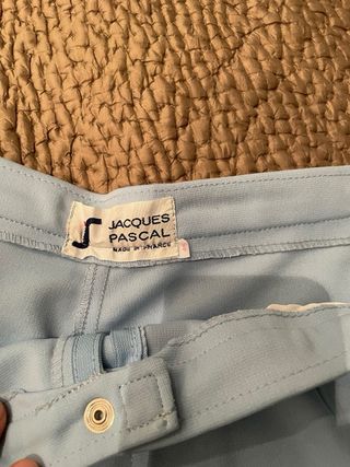 Shorts de tenis vintage Jacques Pascal azul