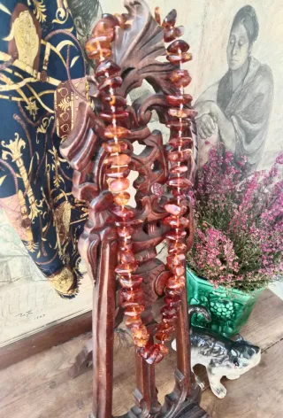 Collar Ámbar Mar Báltico +regalo pashmina seda