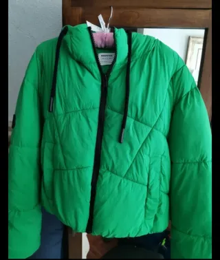 Chaqueta Plumas Verde Brownie