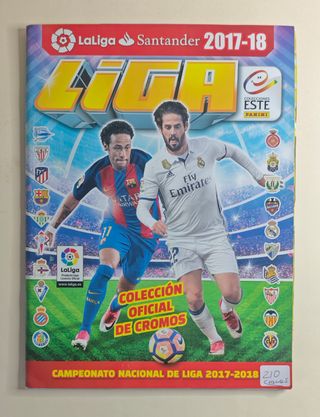 Álbum Panini Liga Santander 2017-2018 (210 cromos)