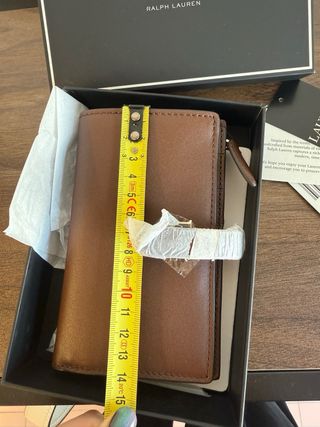 Portafoglio Ralph Lauren nuovo marrone