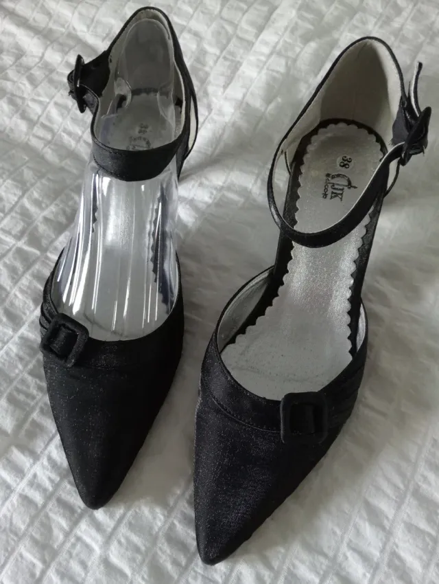 Zapatos de salón JK negros talla 38