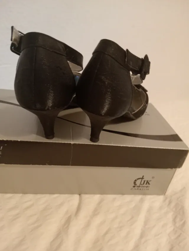 Zapatos de salón JK negros talla 38