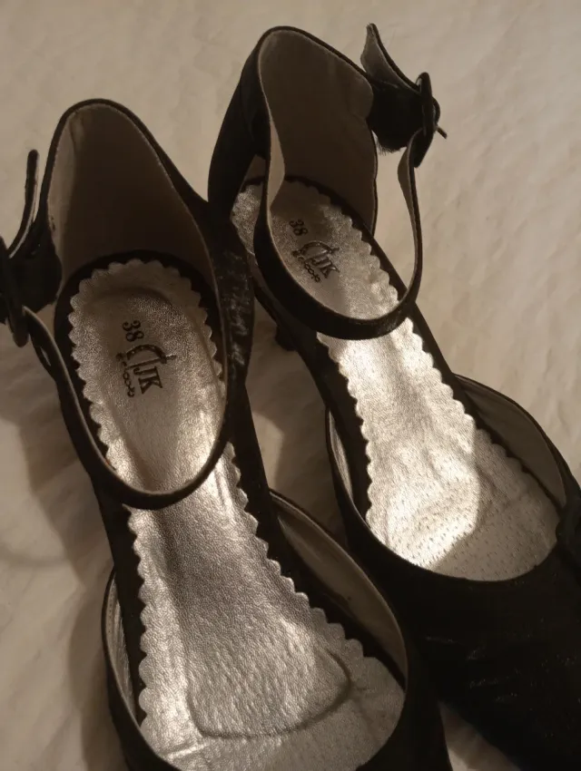 Zapatos de salón JK negros talla 38