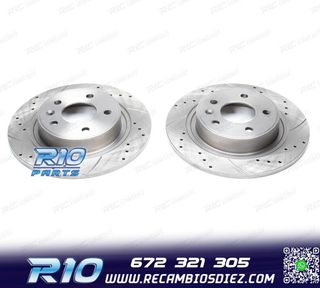 DISCOS DE FRENO PARA DACIA PERFORADOS RANURADOS