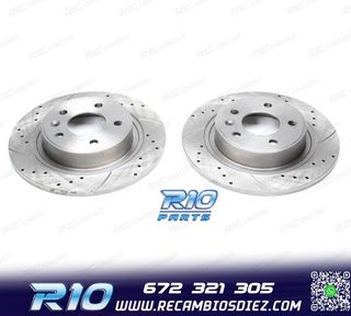 DISCOS DE FRENO PARA FORD PERFORADOS RANURADOS