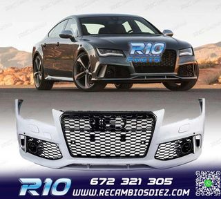 PARAGOLPES DELANTERO AUDI A7 10-14 LOOK RS7 PDC