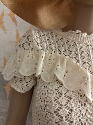 Jersey crochet volantes Zara T S