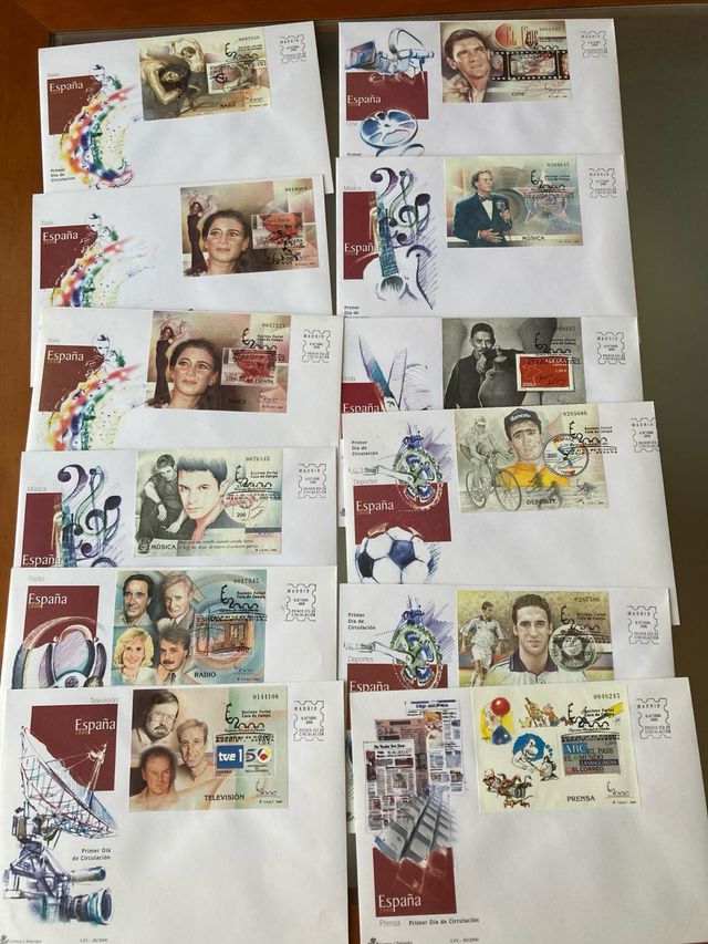 Sobres Primer Día Exposición Filatélica España