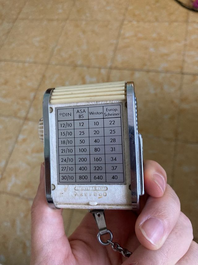Exposímetro Gossen Sixon vintage