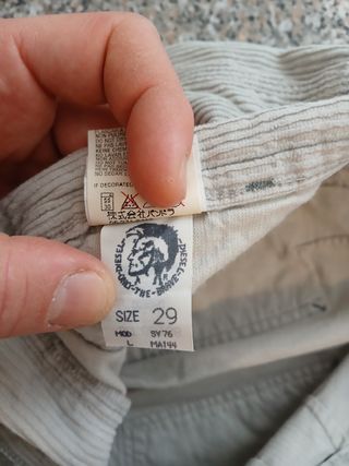 Pantaloni Diesel Donna Beige Tg. M
