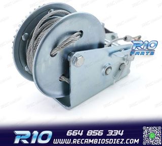 CABRESTANTE PROFESIONAL 1500KG Y 10 METROS