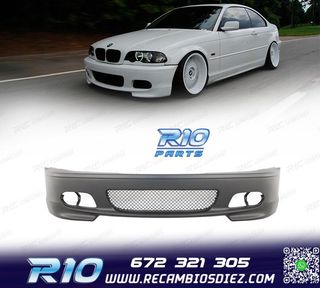 PARAGOLPES DELANTERO BMW E46 COUPE CABRIO 99-07 LOOK M2