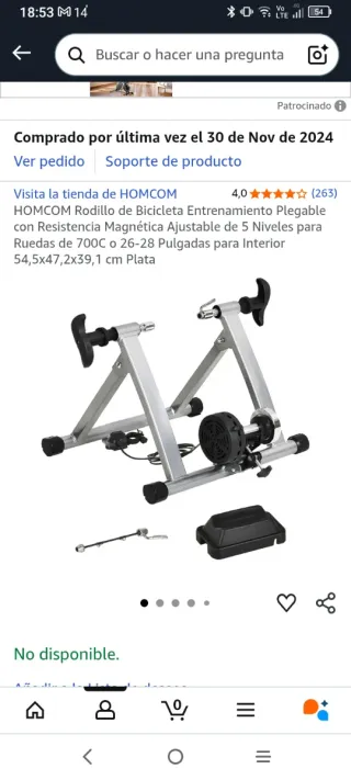 Rodillo para bicicleta