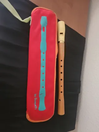 Flauta escolar de madera