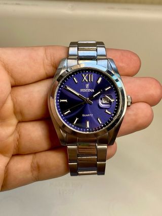 Reloj Festina Hombre F20707/4 Azul y Acero