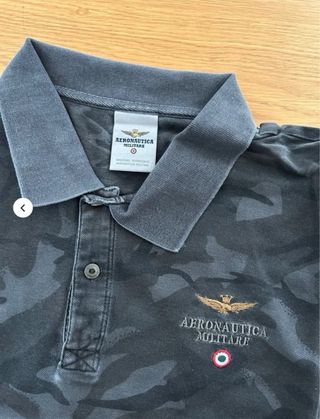 Polo Aeronautica Militare Camuflaje Gris